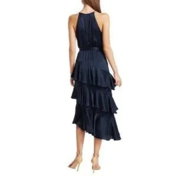 Zimmermann Asymmetrical‎ Navy Dress - Picture 2 of 6